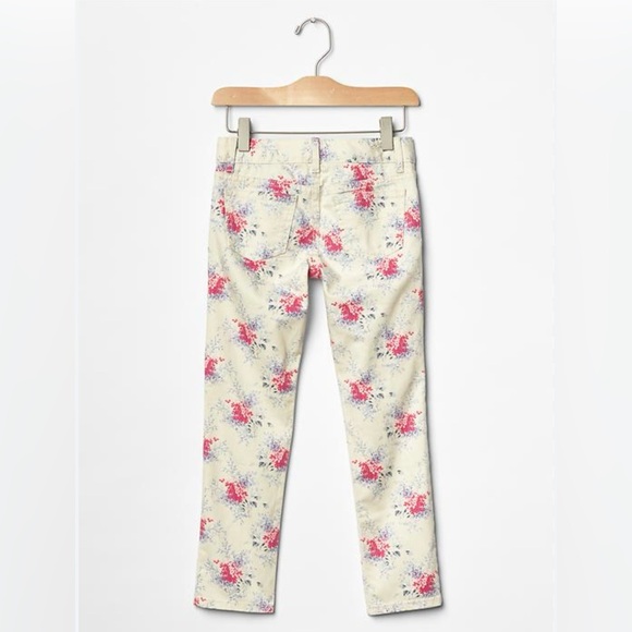 GAP Other - Baby GAP 1969 Romantic Floral Super Skinny Jeans - Cream & Pink | Girls 3T